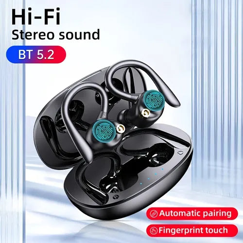 Wireless Headphones YYK-580 Sports, Wireless Headphones With Earhook Bass Built-in Microphone Waterproof In-Ear Wireless Water-resistant Headphones For Training/ Running/ Sports, Thoughtful Gift For Men And Women, For Friend Gift