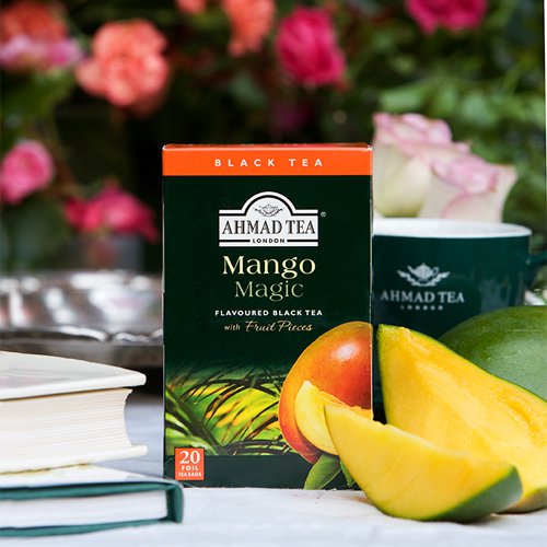 Ahmad Tea Black Fruit Tea. Mango Magic 20bags