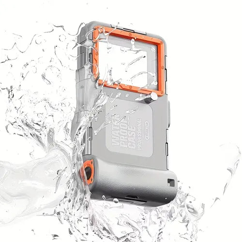 防水潜水套 590.55 英寸游泳手机保护壳适用于 IOS 安卓潜水套 360 保护套浮潜手机壳