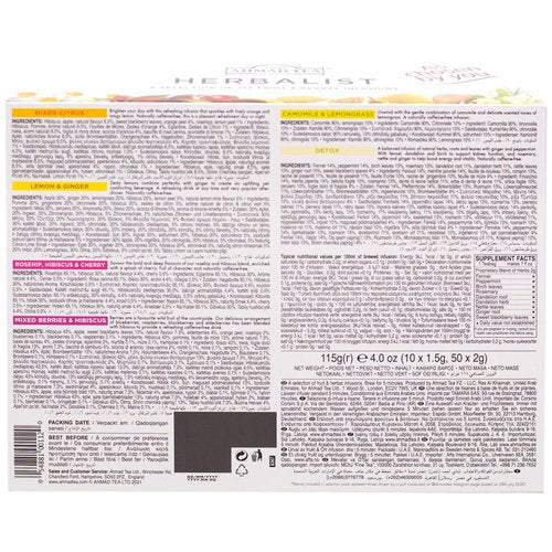 Copy of Ahmad Tea Herbalist Selection of Six Black Teas 120grams