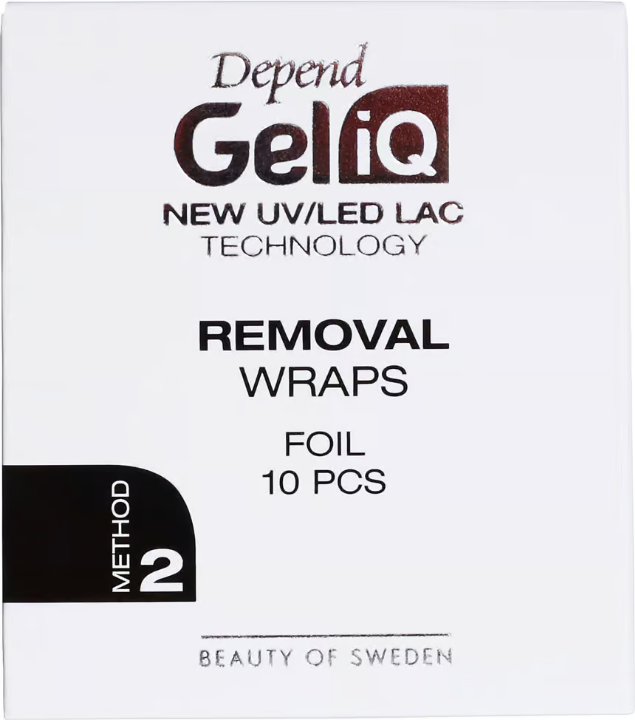 Depend Gel iQ Rem Wraps Foil 10pcs