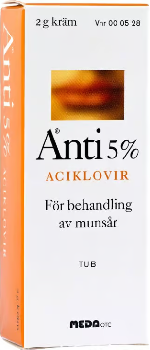 Anti cream 5% tube 2 g
