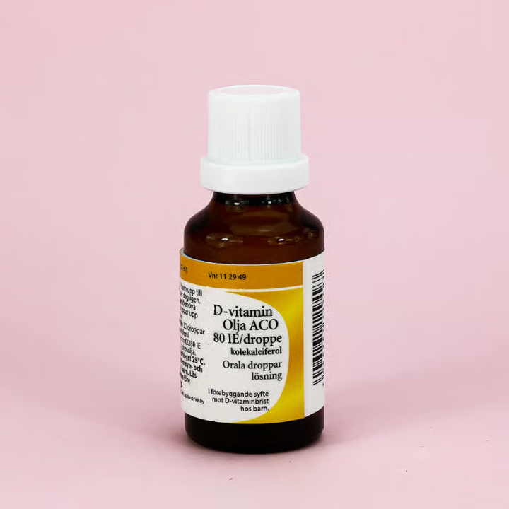 د-فيتامين أويل أكو نقط بالفم 80 وحدة دولية/قطرة للأطفال م