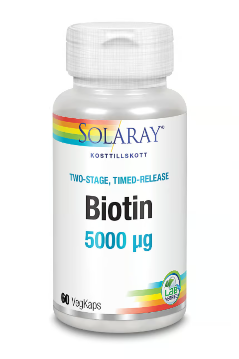 Solaray Biotin 60 capsules