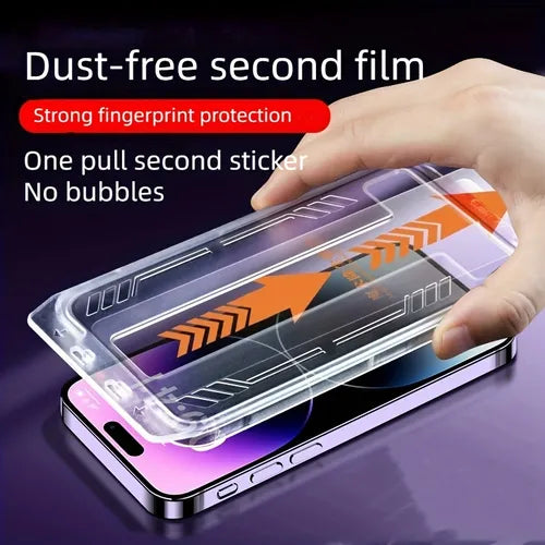 2pcs Screen Protector With Installation Kit, For IPhone 12/12pro,13/13 Pro/14, 12pro Max,13 Pro Max/14 Max/14 Plus,14 Pro,14 Pro Max