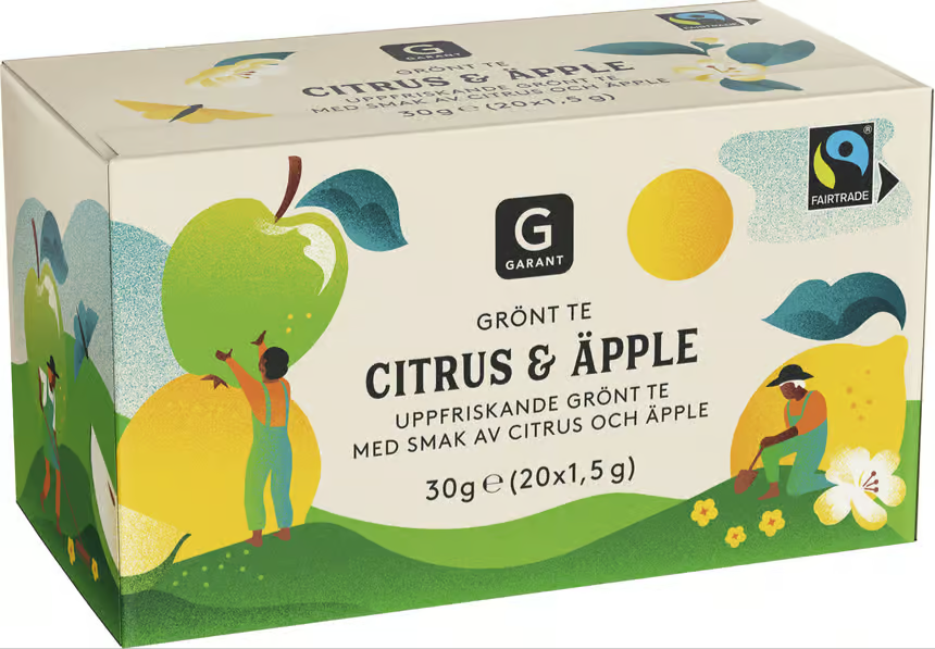 Garant Green Tea Citrus & Apple 20 tea bags