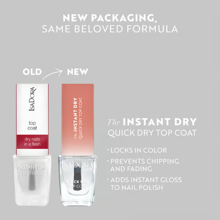 طبقة علوية سريعة الجفاف سريعة الجفاف من إيسادورا، 6 مل