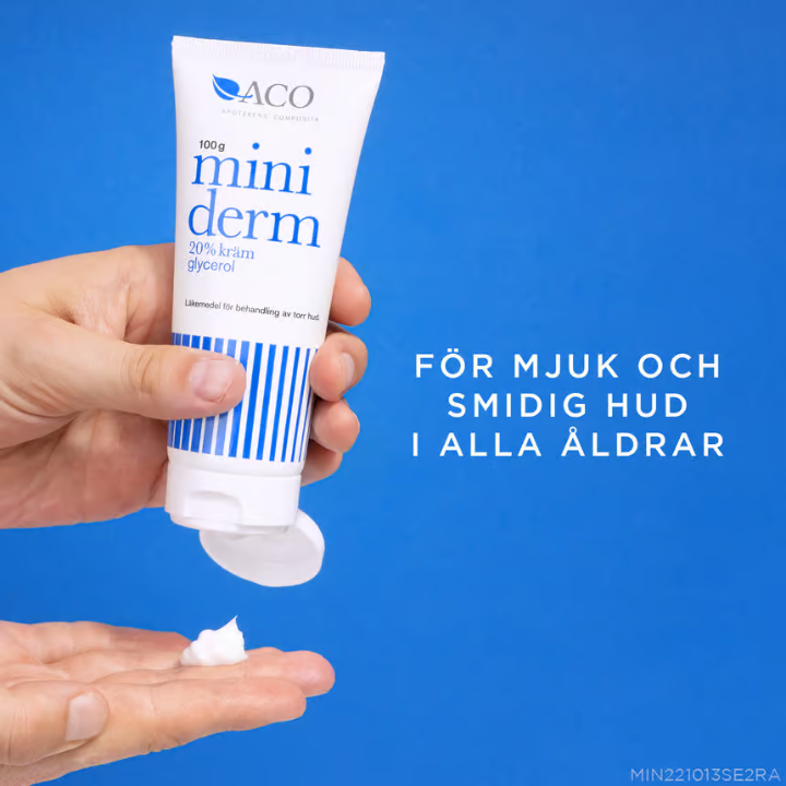 Miniderm Cream 20% glycerol Dry Skin 100g