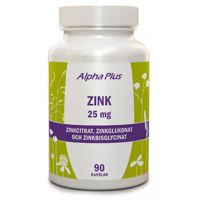 Alpha Plus Zinc 25 mg 90cap