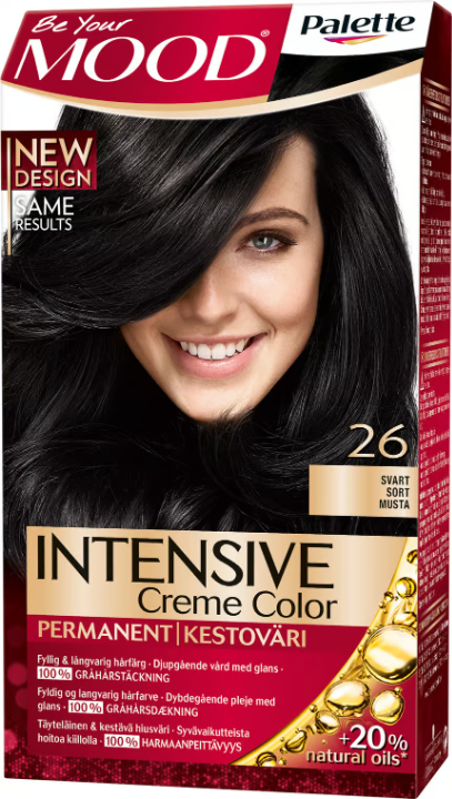 MOOD Palette Intensive Creme Color 26 Black