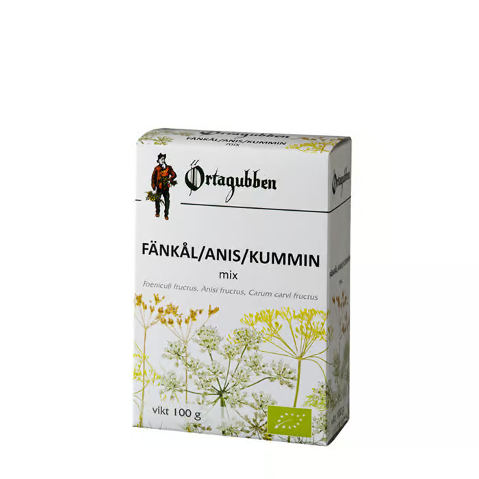 Örtagubben Fennel Anise Cumin 100 g ECO