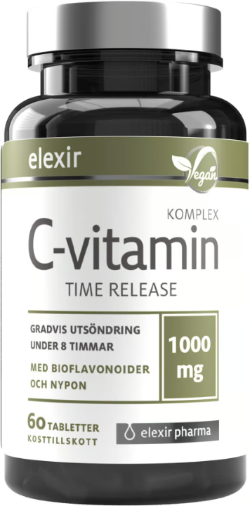 Elexir Pharma Vitamin C 1000 mg Time Release 60 tablet
