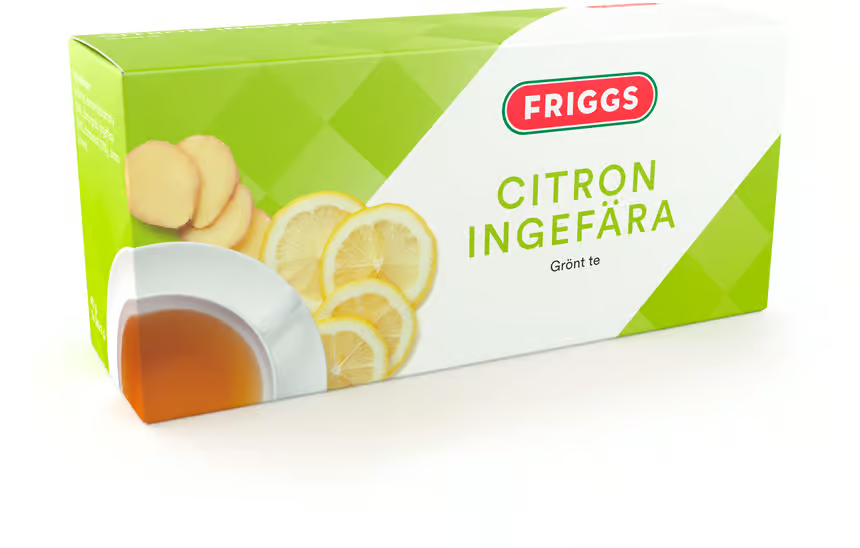 Friggs Green Tea Ginger & Lemon 40 g