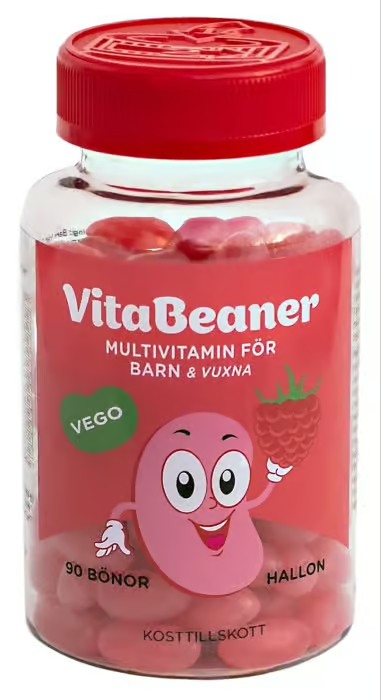 VitaBeaner Multivitamin Raspberry 90 pcs