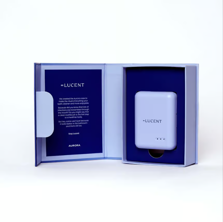 Be Lucent Aurora Sterilizing Toothbrush Holder Purple 1