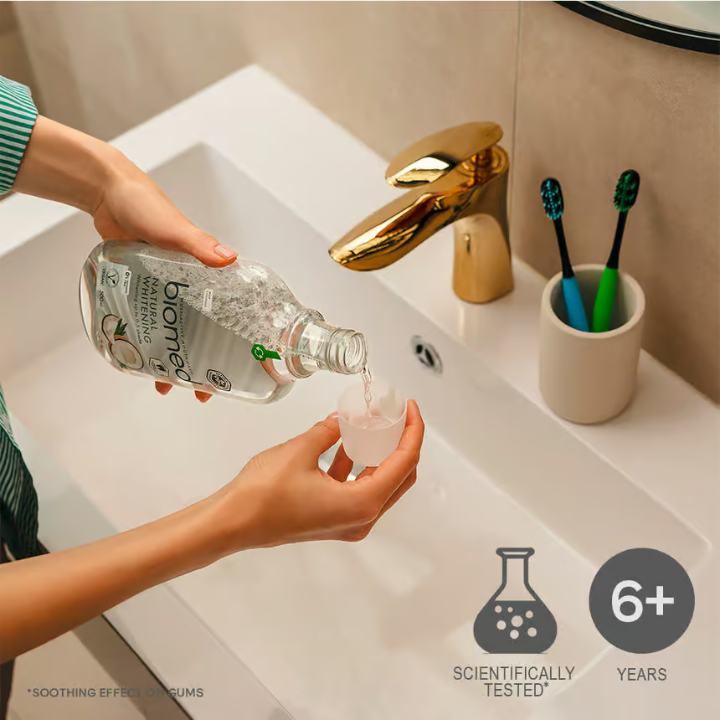 Biomed Natural Whitening Mouthwash 500 ml