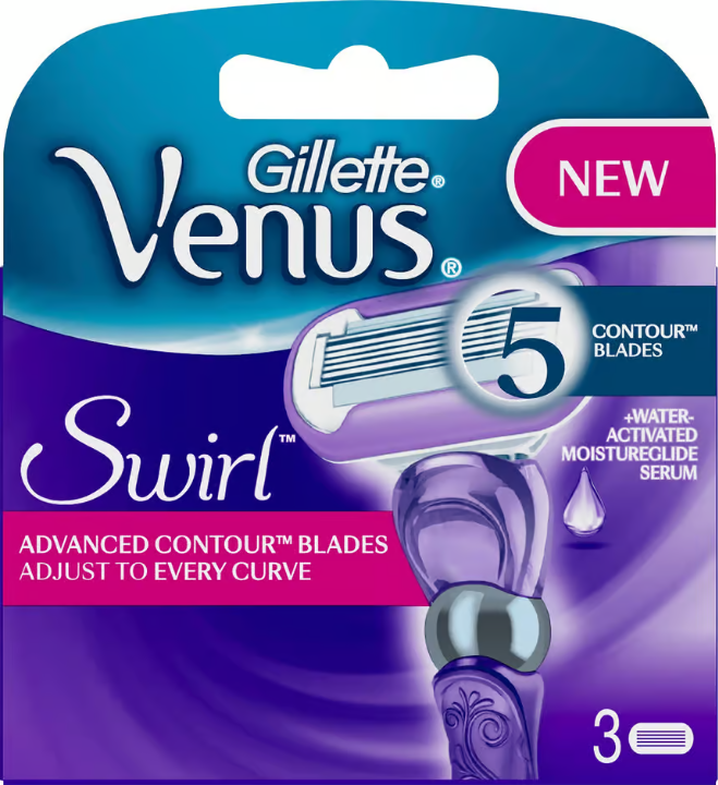 Gillette Venus Swirl Razor Blade 3 pcs