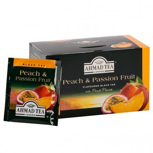 Ahmad Black Fruit Tea. Peach & Passion Fruit 20bags