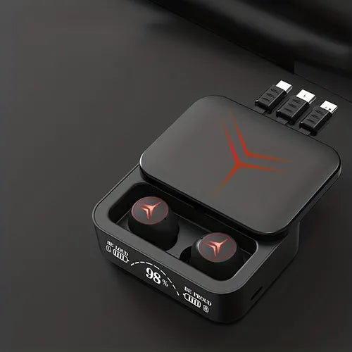 Wireless Earphones, Binaural In-ear Earphones, Large-capacity Charging Bay, Support Mobile Phone Emergency Charging, With Three-wire Intelligent Digital Display Cabin Gift For Birthday/Easter/President's Day/Boy/Girlfriends