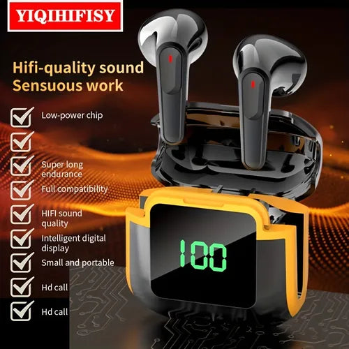 New TWS Wireless Earbuds Waterproof Headset Earphone Mini Earpiece Stereo Headphone For Xiaomi Earbuds For Iphone Phone Headphones