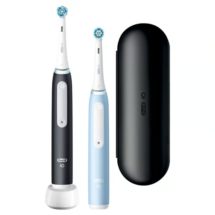 Oral-B iO 3 Duopack 2 electric toothbrushes, 2 heads, 1 travel case