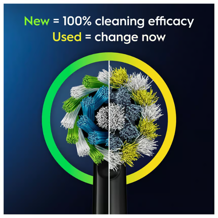 Oral-B Pro 3 Black electric toothbrush, 2 Cross Action