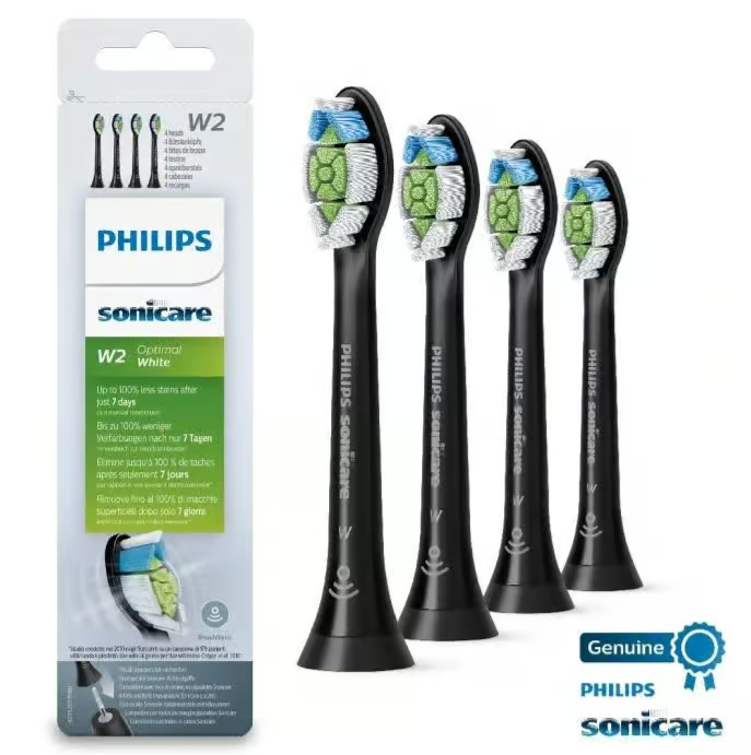 Philips Sonicare Optimal White Black 4 pcs