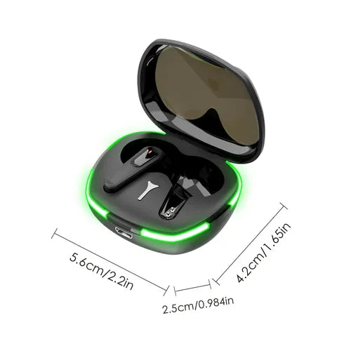 Pro60 Wireless Headset Low Power Consumption Cool Lights Stereo Sound For Android / IOS Universal