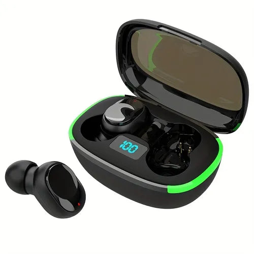TWS Wireless 5.0 Touch Stereo Sport Headset With Earphones Charging Case Features LED Display And IPX 4 Waterproof Gift For Birthday/Easter/President's Day/Boy/Girlfriend