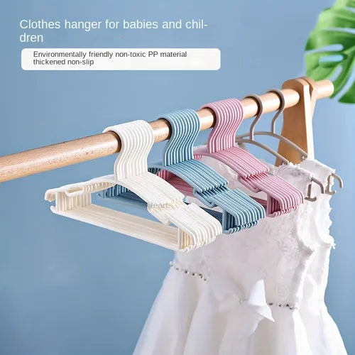 10/20pcs Small Plastic Clothes Hanger, Newborn Clothes Hanger, Clothes Support, Household Children's Clothes Hangers