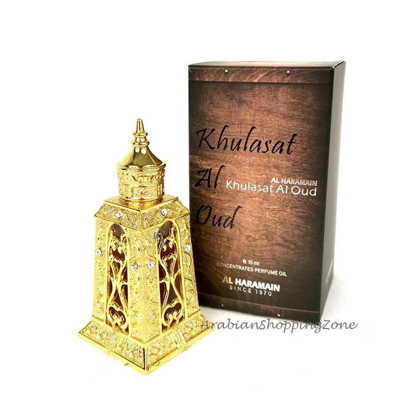 Khulasat Al OUD Attar 15ml by Al Haramain - Arabian Shopping Zone