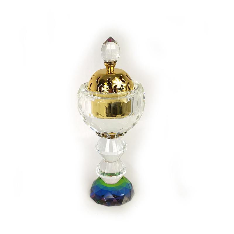 Crystal Incense Burner Medium - Arabian Shopping Zone