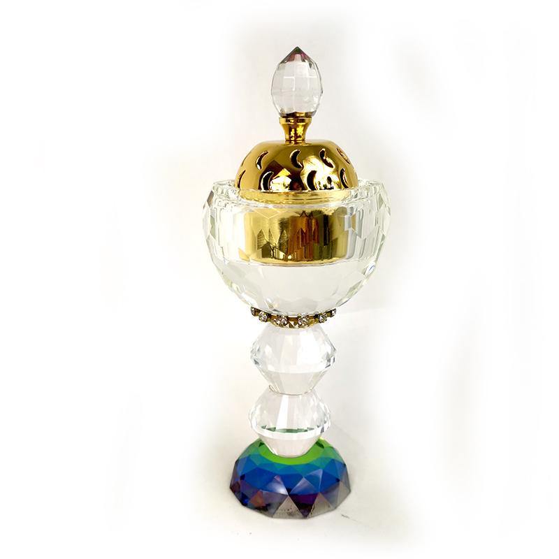 Crystal Incense Burner Medium - Arabian Shopping Zone