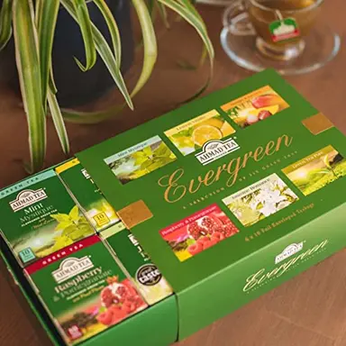 Ahmad Tea Evergreen Selection of Six Black Teas 120grams