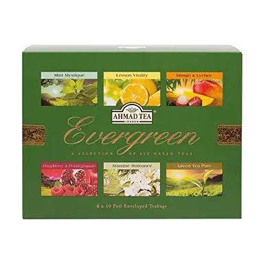 Ahmad Tea Evergreen Selection of Six Black Teas 120grams