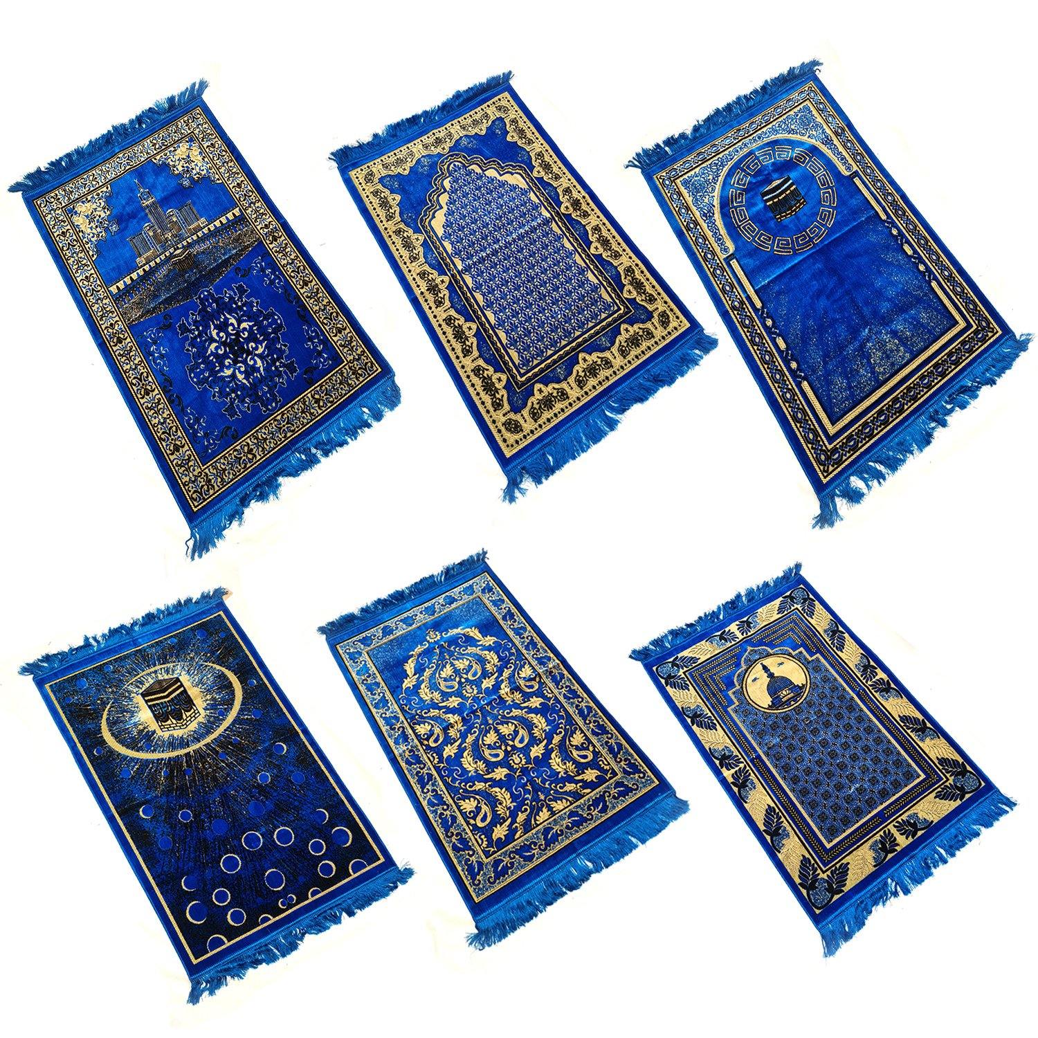Blue Turkish PRAYER RUG Buhara options - Arabian Shopping Zone