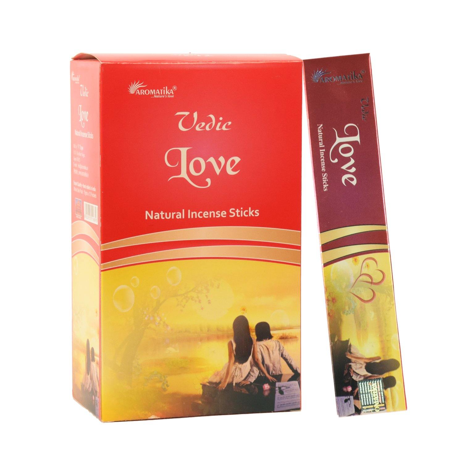 Vedic Aromatika Natural Incense Sticks 8" - 12 sticks Encens - Arabian Shopping Zone