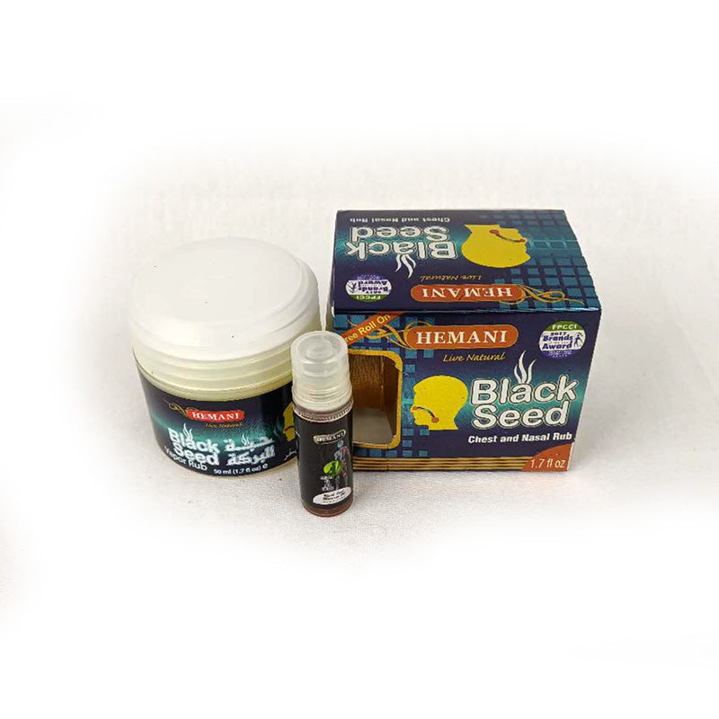 Black Seed Vaporub 50ml With Black Seed Roll-On