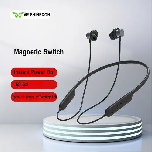 Wireless Headphones: Enjoy Music Without Wires With Neckband Sport Wireless Earphone & Microphone