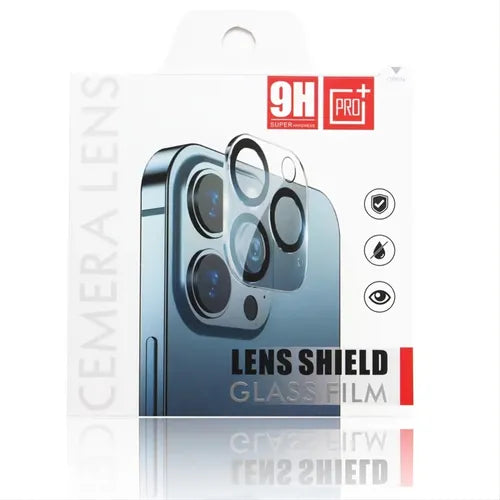 相机屏幕保护膜,钢化玻璃自粘无气泡防冲击防刮后置摄像头保护膜,适用于 Apple iPhone 系列手机