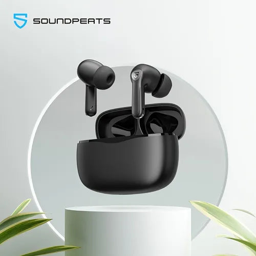SOUNDPEATS Air3 Pro 混合主动降噪无线耳塞,QCC3046 BT 5.2 立体声耳机,带 12 毫米驱动器,AptX 自适应,游戏模式,CVC 8.0,透明模式,24 小时播放时间