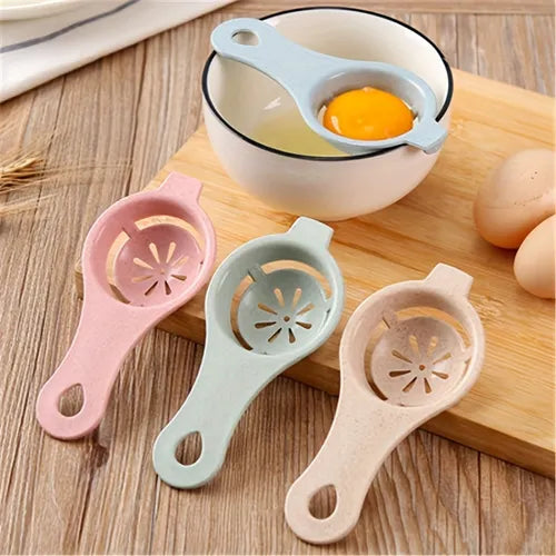 1 Pack Egg White Separator Egg Yolk Separator Egg Strainer Kitchen Baking Egg Yolk Egg White Egg Strainer, Kitchen Accessories