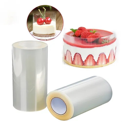 1 Roll Cake Surround Film Transparent Cake Collar Baking Accessories Kitchen Accessories Cake Tools For Mousse Chocolate Pastry