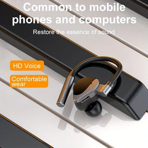 L15 单无线耳塞、TWS BT5.2 耳塞、IPX5 防水入耳式耳机,适合游戏、会议和运动。 200mAh 电池支持 8 小时单曲播放时间。送给男士和女士的最佳生日礼物。