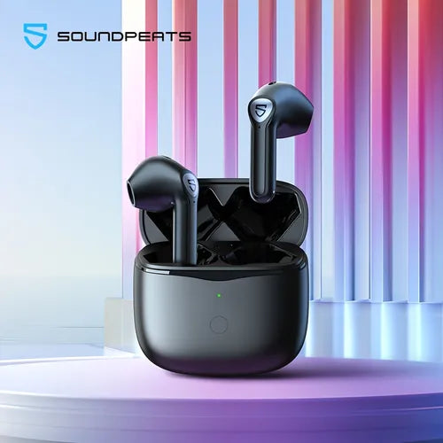 SOUNDPEATS Air3 无线耳塞式迷你 V5.2 耳机,配备 Qualcomm QCC3040 和 AptX 自适应、4 麦克风和 CVC 8.0 降噪、无线入耳式耳机