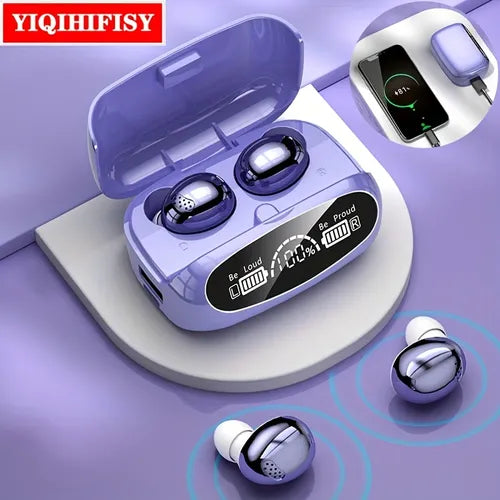 TWS Wireless Headset Waterproof Earphone Stereo Touch Headset For Xiaomi For IPhone Phone Earphones Digital Display Headphones In-Ear Earbuds