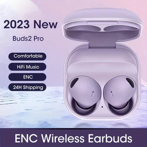 R510 Buds2 Pro TWS Earbuds BT Earphones Buds2 Pro Wireless Headphones With Mic ENC HiFi Stereo Gaming Sports
