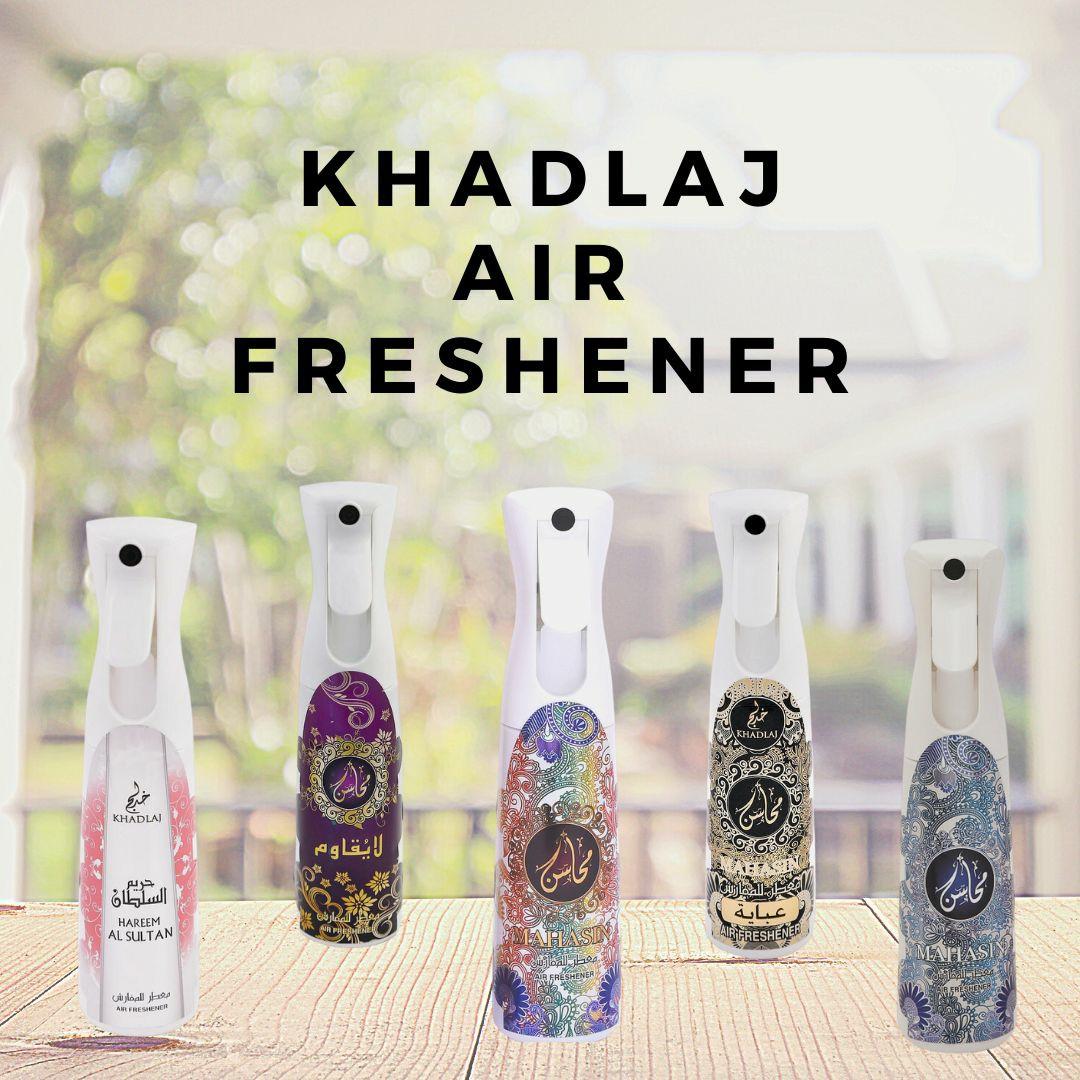 Khadlaj Room Freshener Spray 320ML Arab Fragrance Water Base