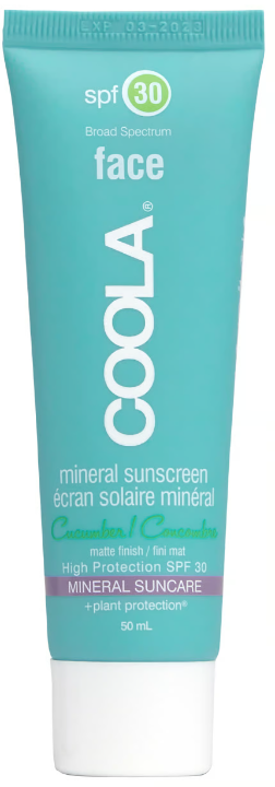 COOLA 矿物面部哑光 SPF 30 黄瓜色 50 毫升