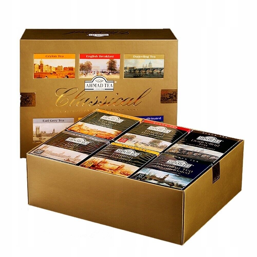 Ahmad Tea Classical Selection of Six Black Teas 120grams